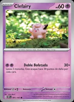 Clefairy card in Spanish