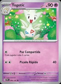 Togetic card in Spanish