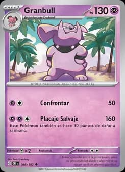 Granbull card in Spanish