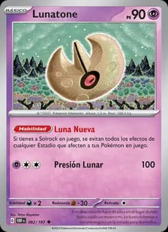 Lunatone card in Spanish