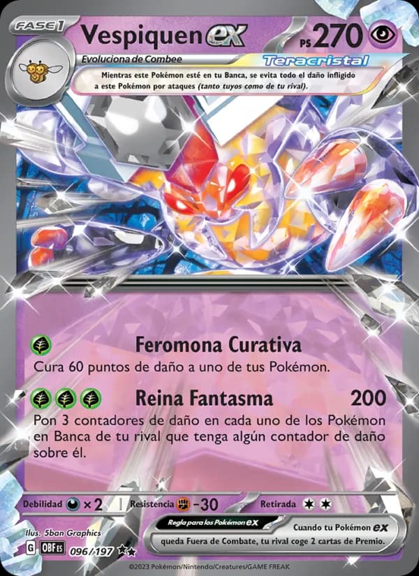 Vespiquen ex card in Spanish