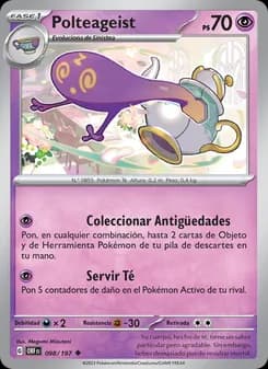 Polteageist card in Spanish