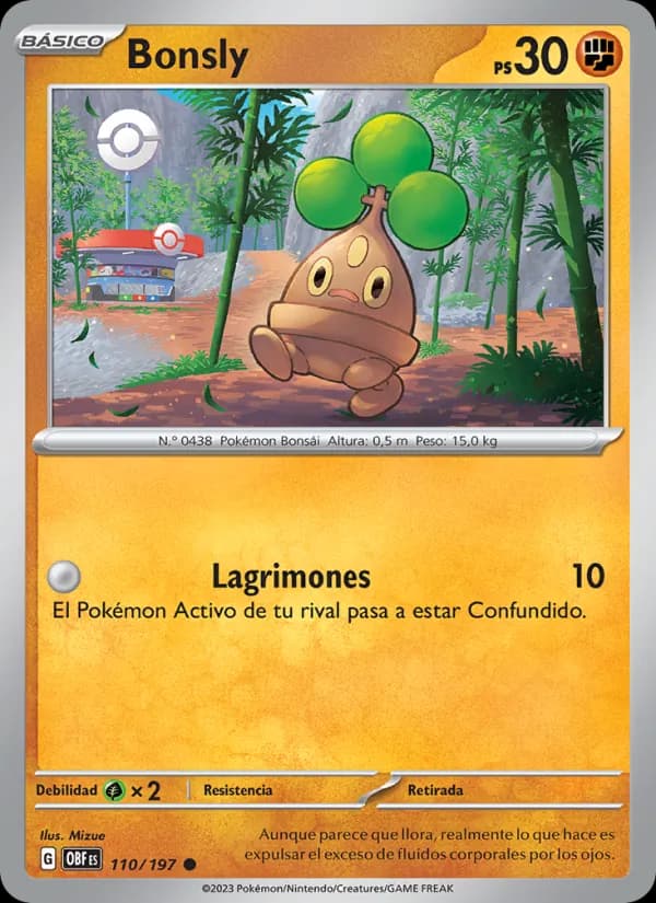Bonsly card in Spanish