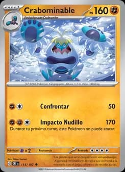 Crabominable card in Spanish