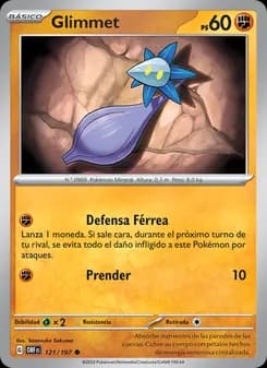Glimmet card in Spanish