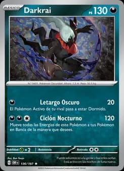 Darkrai card in Spanish