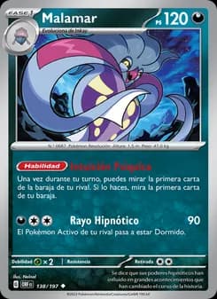 Malamar card in Spanish