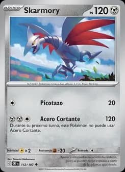 Skarmory card in Spanish
