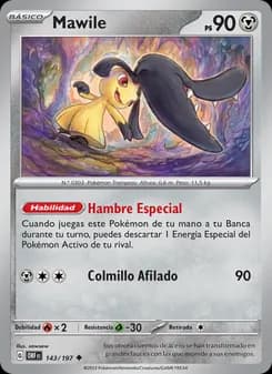 Mawile card in Spanish