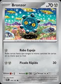 Bronzor card in Spanish