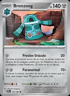 Bronzong card in Spanish