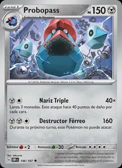 Probopass card in Spanish