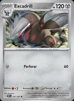 Excadrill card in Spanish