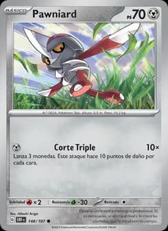 Pawniard card in Spanish