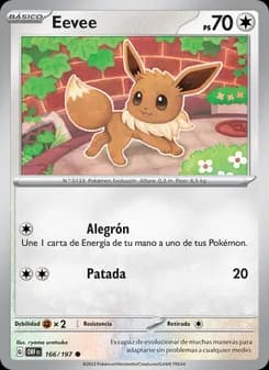 Eevee card in Spanish