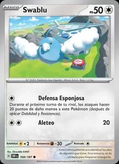 Swablu card in Spanish