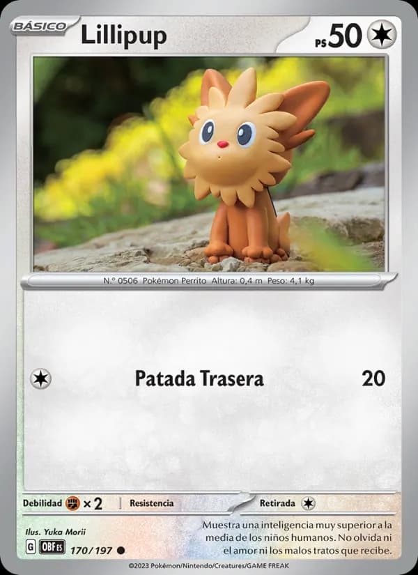 Lillipup card in Spanish