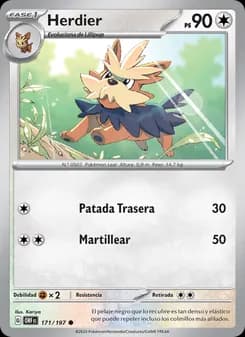 Herdier card in Spanish