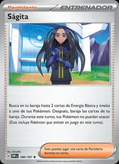 Ságita card in Spanish