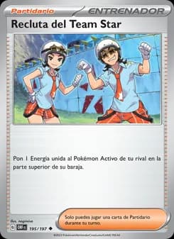 Recluta del Team Star card in Spanish