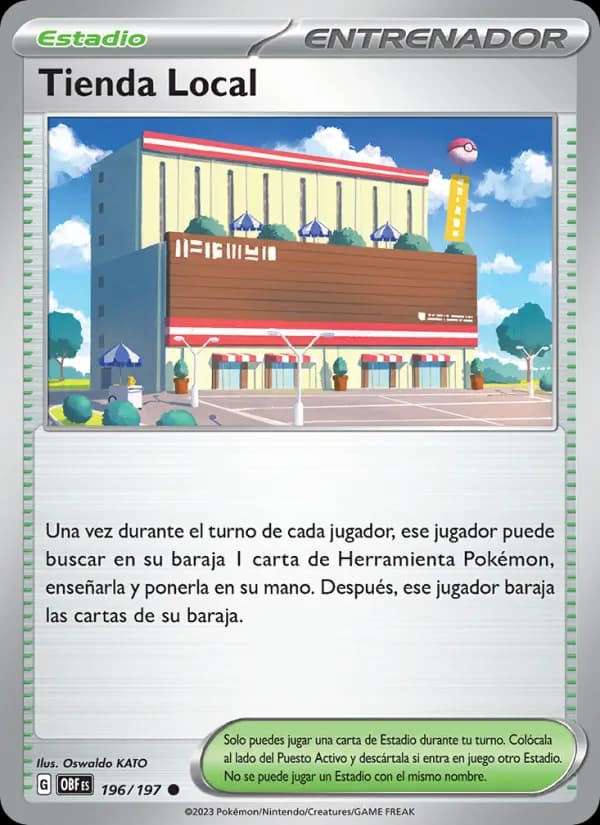 Tienda Local card in Spanish