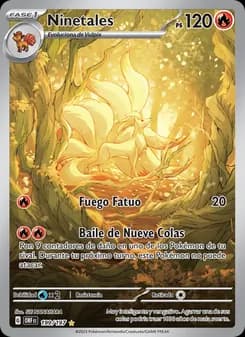 Ninetales card in Spanish