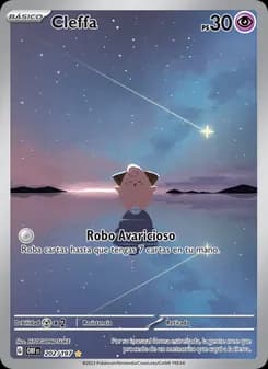 Cleffa card in Spanish