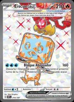 Eiscue ex card in Spanish