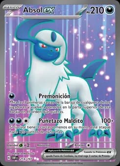 Absol ex card in Spanish