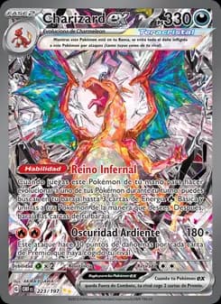 Charizard ex card in Spanish