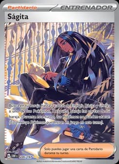 Ságita card in Spanish