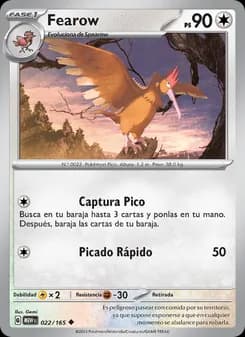 Fearow card in Spanish