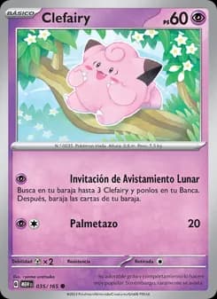 Clefairy card in Spanish
