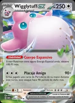 Wigglytuff ex card in Spanish