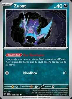 Zubat card in Spanish