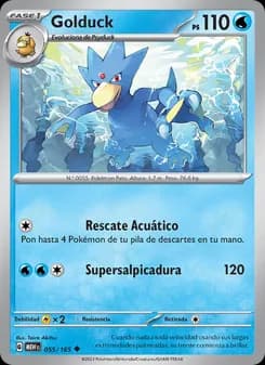 Golduck card in Spanish