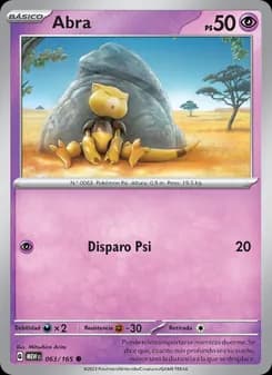 Abra card in Spanish