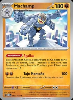 Machamp card in Spanish