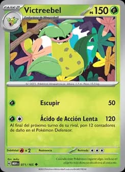 Victreebel card in Spanish