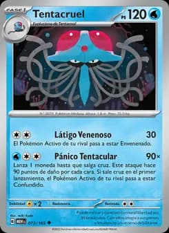 Tentacruel card in Spanish