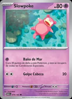Slowpoke card in Spanish