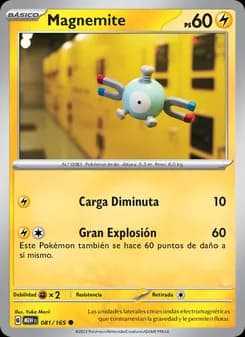 Magnemite card in Spanish