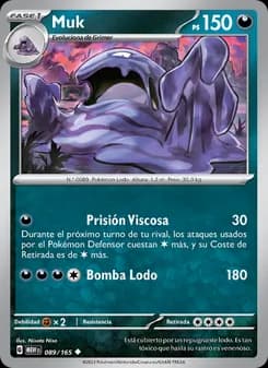Muk card in Spanish