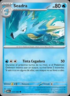 Seadra card in Spanish
