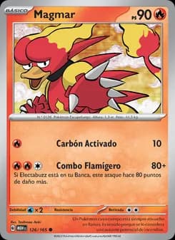 Magmar card in Spanish
