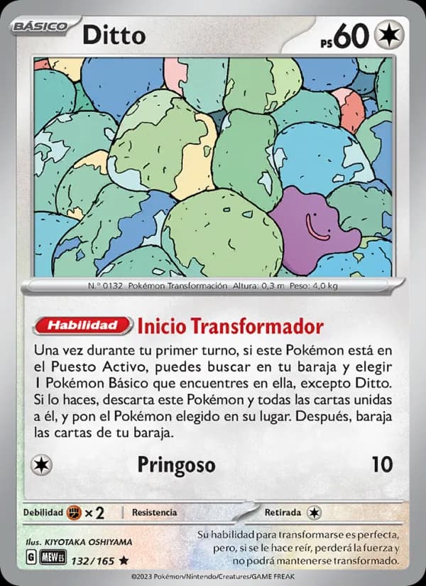Ditto card in Spanish