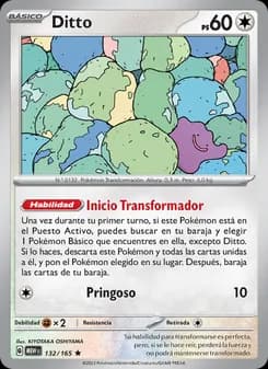 Ditto card in Spanish