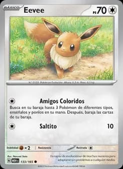 Eevee card in Spanish