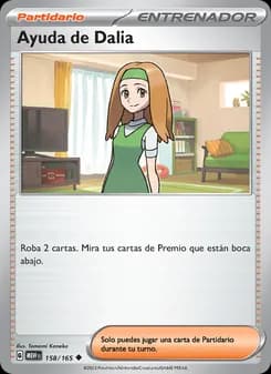 Ayuda de Dalia card in Spanish