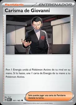 Carisma de Giovanni card in Spanish
